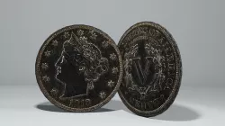 Coin 5 Cent Low-poly Low-poly  3D model