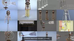 Collection WaterTower WindMill 