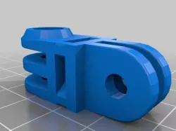 Customizable GoPro Mount 90 degree double to to triple