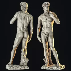 David Low-poly  3D model