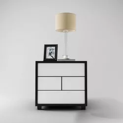 Decorative shelves 01 3D model