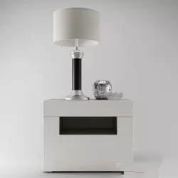 Decorative shelves 03 3D model