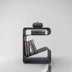 Decorative shelves combo 04 3D model