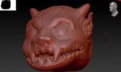 Demon Model by Sorteos 3D model