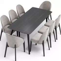Dinning Set 01  3D model