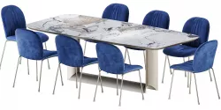 Dragon Keramik Table Tina Chair by Cattelan Italia 3D model