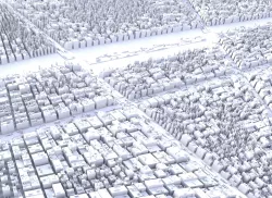 Electronic city 3D model