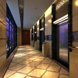 Elevator lobby 01 3D model