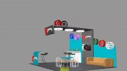 Exhibition booth 3D model