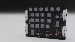 F16 Integrated Control Panel - ICP 3D model