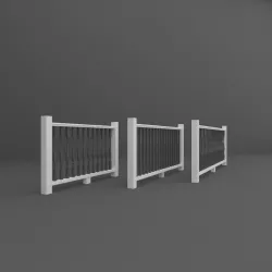 Fences 3D model