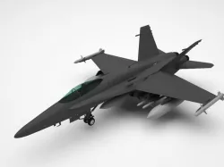 fighter 3D model