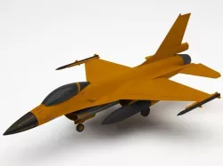 fighter 3D model