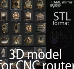 Frame mirror 3D model