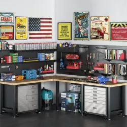 garage tools set 15 3D model
