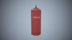 Gas balloon Low-poly  3D model