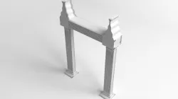 Gateway Rectangle 3D model