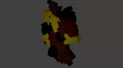 Germany Map 3D 3D model