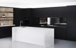 Glamour Black Kitchen by LAMINEX 3D model