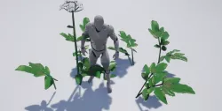 goutweed Low-poly  3D model