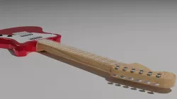 Guitar 3D model