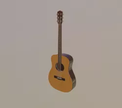 Guitar 3D model