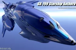 GX-799 Starship Anthera 3D model