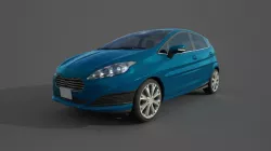 Hatchback Car Low-poly  3D model