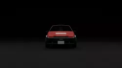 High-poly Toyota AE86 3D model