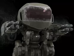 Highpoly Battle Mech 3D model 3D model
