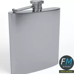 Hip flask 3D model
