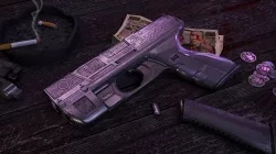 Hk VP 70 Cyberpunk Pistol 3D model