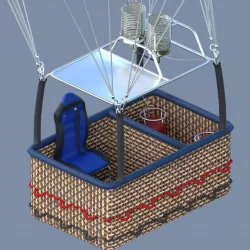HOT AIR BALLOON 3D model