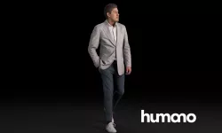 Humano Casual Man Standing and walking 0402 3D model