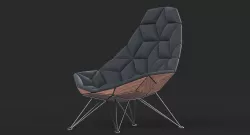 JSN Tiles Chair 3D model