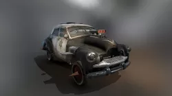 Judge car Low-poly  3D model