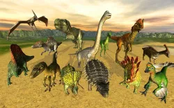 Jurassic  pack  Low-poly  3D model