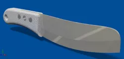 Knife 9 in 3D model