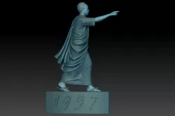 Kwame Nkrumah 3D model