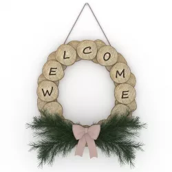 Log wreath 3D model