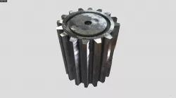Low Poly Compound Gear  Low-poly  3D model