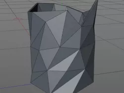 Low Poly Pen Cup