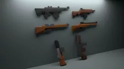 Low poly weapon pack Low-poly  3D model