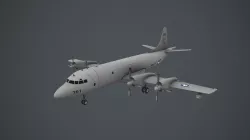 Lowpoly P-3C Orion 3D Model Low-poly  3D model