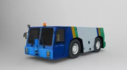 Lowpoly Tracma TMX 400  Low-poly  3D model