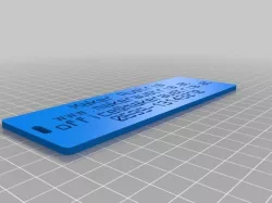 MakerAustria luggage label