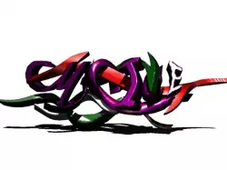 Malice 3D graffiti