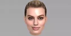 Margot Robbie 3D model