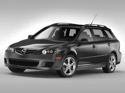 Mazda 6 Sport Wagon 2004 3D model