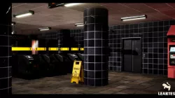 Metro Subway Public Transport Entrance Interior Gameready Low-poly  3D model